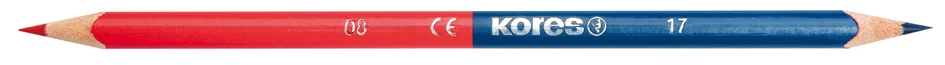Kores Crayons de couleur TWIN, triangulaire, bleu / rouge - OEM BB94871