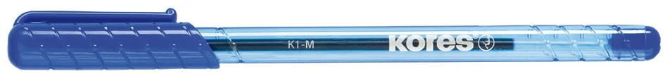 Kores Stylo bille jetable K-PEN K1, tracé: M, bleu - OEM KP39711