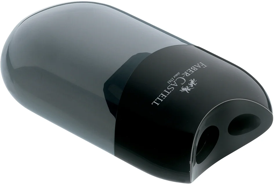 FABER-CASTELL Taille-crayon double, noir - OEM 183500