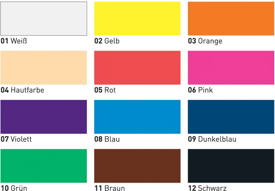 KREUL Gouache aux doigts 'MUCKI', 150 ml, orange - OEM 23103