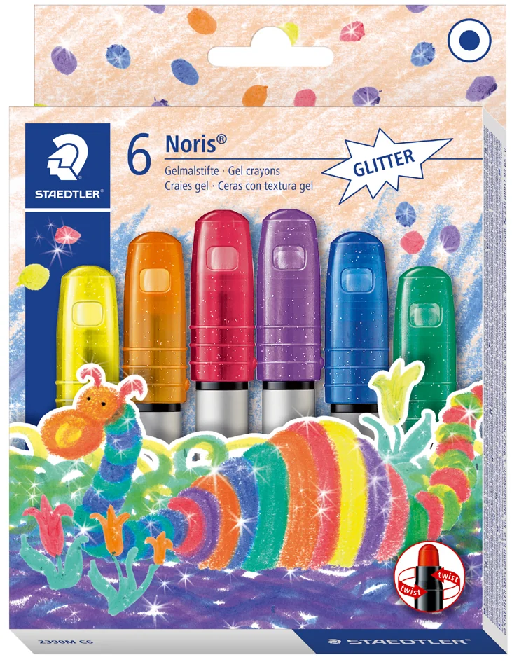 STAEDTLER Craie gel Noris 'Glitter', étui carton de 6 - OEM 2390M C6