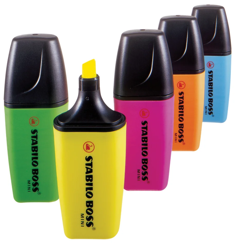 STABILO Surligneur 'BOSS MINI', jaune - OEM 07/24