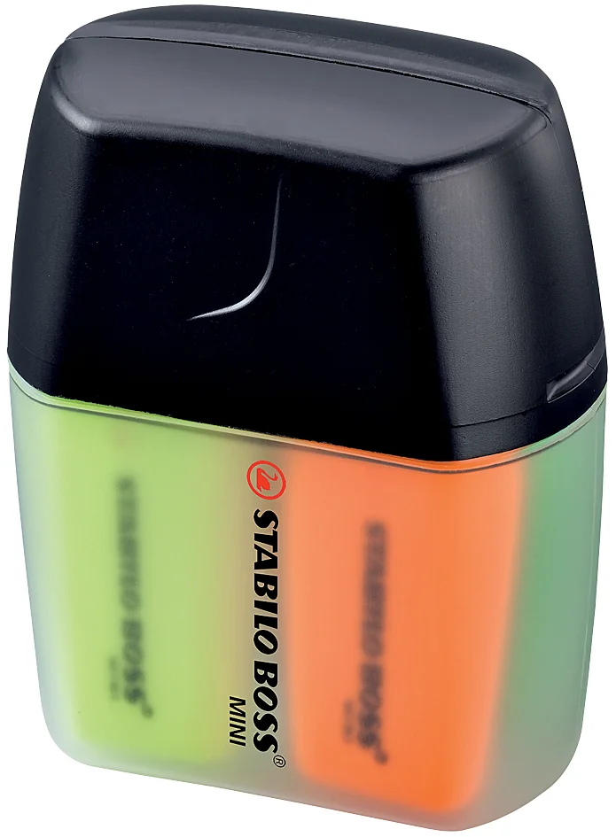 STABILO Surligneur BOSS MINI, boîte en plastique de 4 - OEM 07/04-01