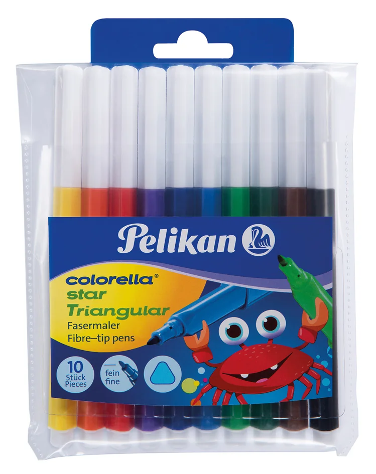 Pelikan Feutres colorella star Triangular, étui de 10 - OEM 300011634
