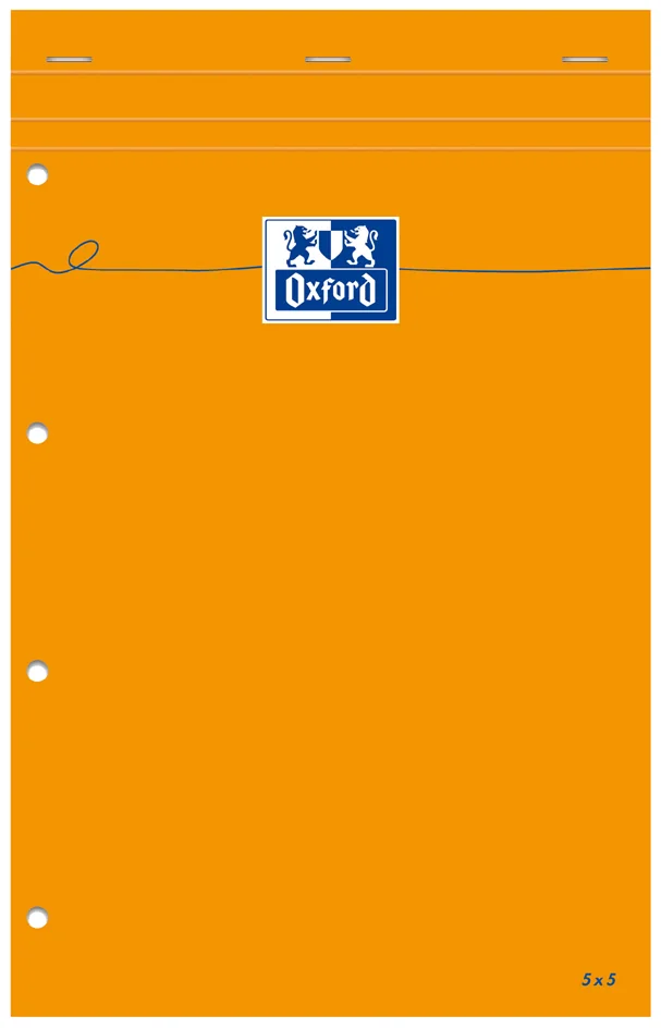 Oxford Bloc-notes, 210 x 315, ligné - avec marge, 160 pages - OEM 100106286