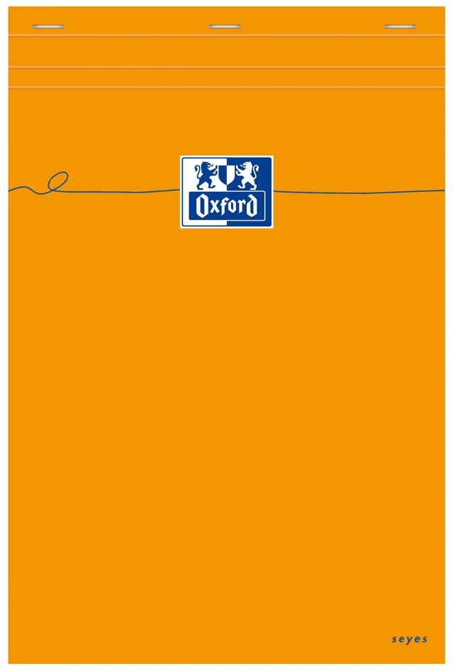 Oxford Bloc-notes, A4, Seyès, 80 feuilles, orange - OEM 100106303