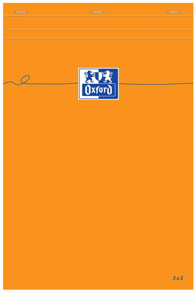 Oxford Bloc-notes, 210 x 315 mm, uni, 80 feuilles, orange - OEM 100106292