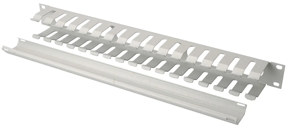 DIGITUS cage de gestion de câble, 1 U, gris clair (RAL 7035) - OEM DN-97616