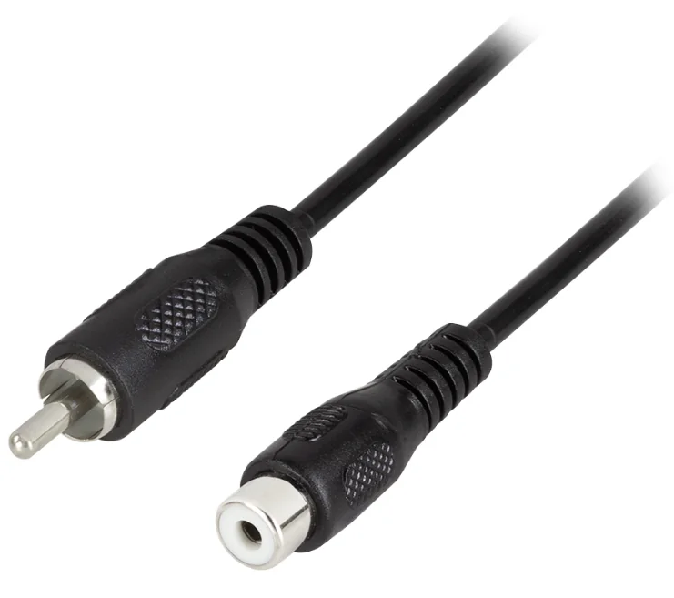 LogiLink Câble audio, RCA mâle - RCA femelle, 5 m - OEM CA1032