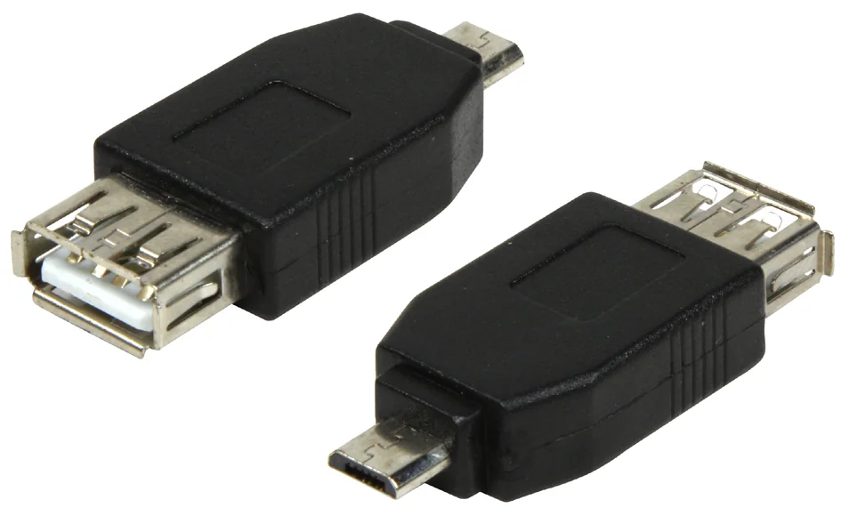 LogiLink Adaptateur USB 2.0, micro USB mâle - USB femelle - OEM AU0029