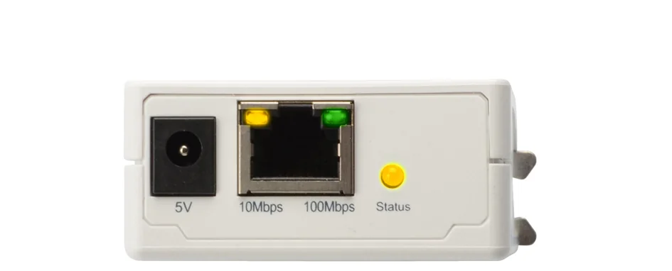 DIGITUS Serveur d'impression Fast Ethernet, parallèle, blanc - OEM DN-13001-1