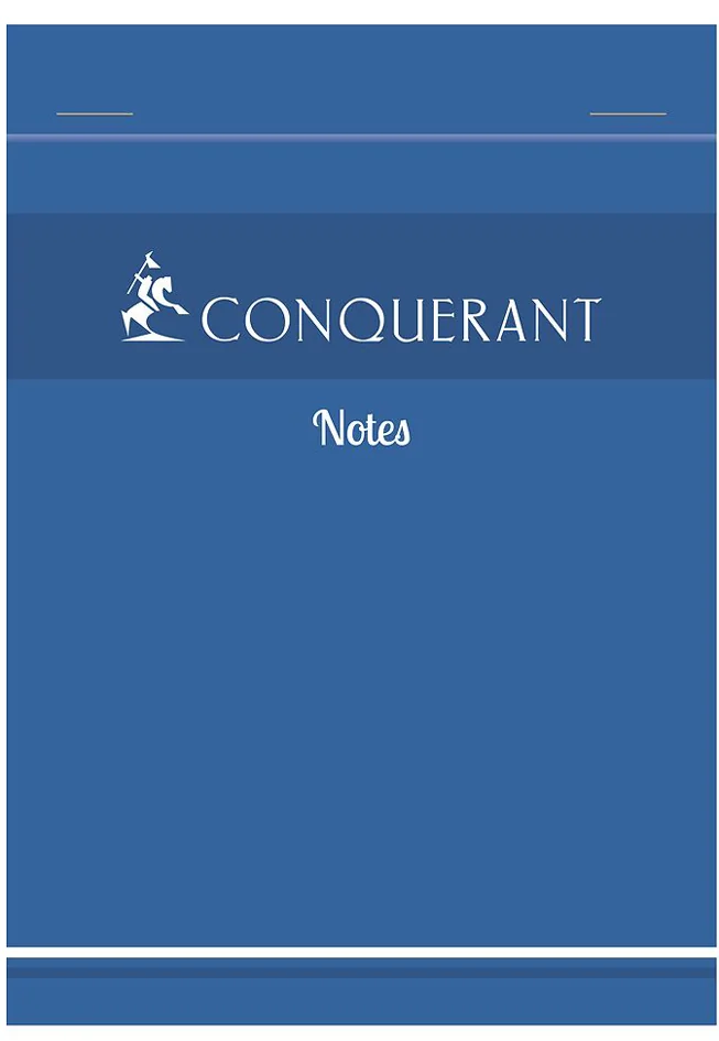 Conquérant Sept CONQUERANT SEPT Bloc-notes Notes, quadrillé, 105 x 148 mm - OEM 100104419