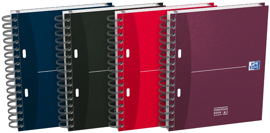 Oxford Office Cahier à spirale European Book 4, format A5+ - OEM 100100314