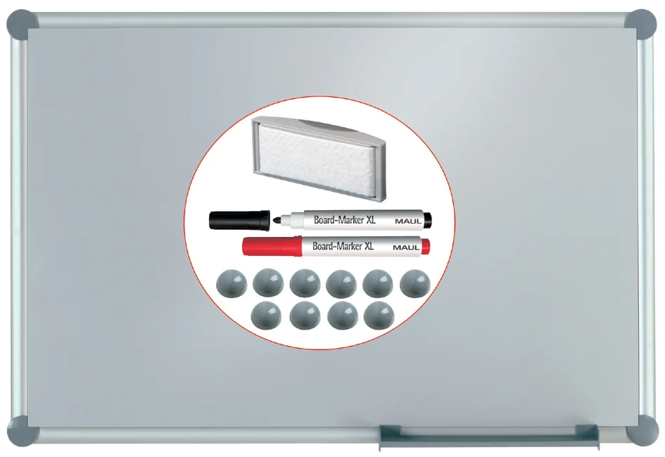 MAUL Tableau mural Blanc 2000 MAULpro, kit complet 'argent' - OEM 63124-84 – Image 2