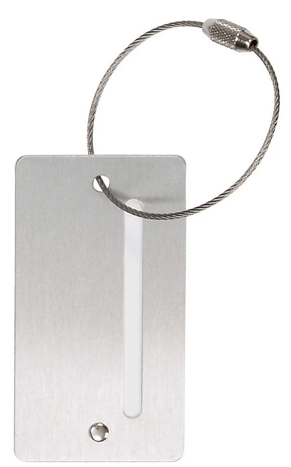JSA Porte-étiquette de bagage, en aluminium, avec champ - OEM 40503