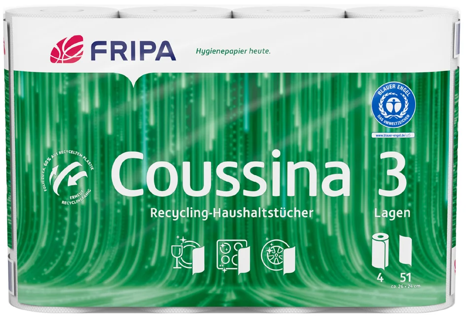 Fripa Rouleau d'essuie-tout Coussina, 3 couches, blanc - OEM 3204002