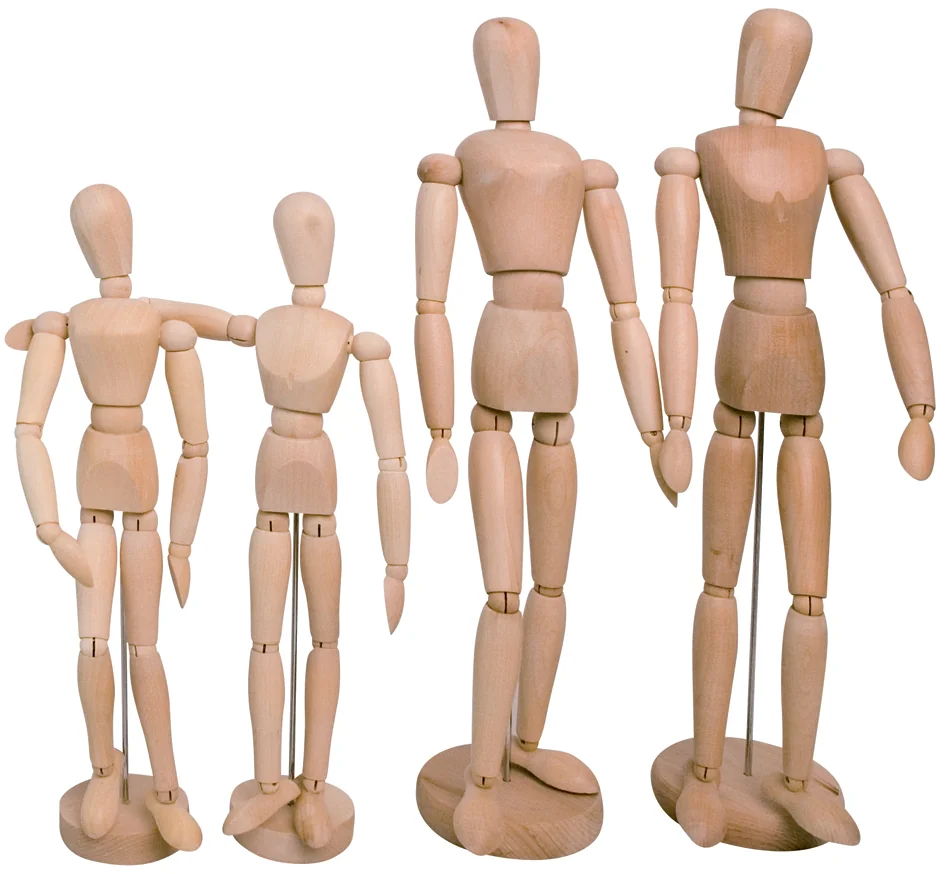 KREUL Mannequin SOLO Goya, homme, hauteur: 200 mm, en bois - OEM 4157