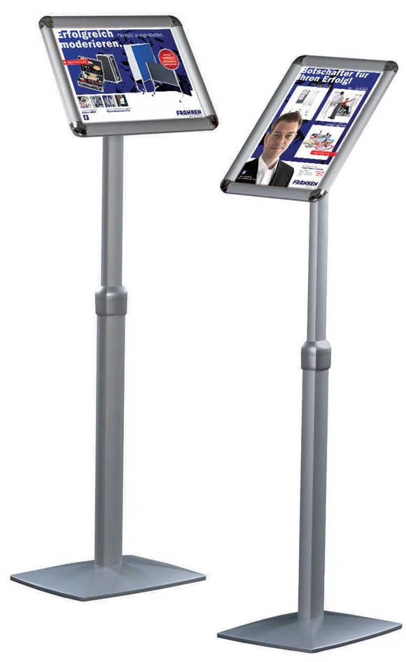 FRANKEN Porte-affiches 'Universel', DIN A4, (H): 865-1250 mm - OEM BS0905