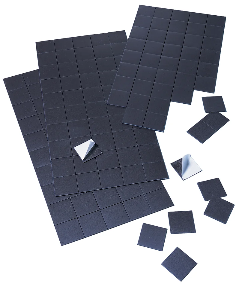 FRANKEN Plaque magnétique, 20 mm x 20 mm, noir - OEM MPL22SB