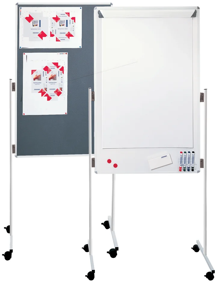 FRANKEN Chevalet de conférence combi, 760x1210 mm - OEM UMT FC