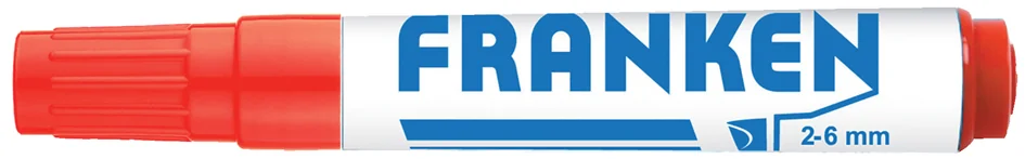 FRANKEN Marqueur pour chevalet, tracé: 2-6 mm, noir - OEM Z2200 10