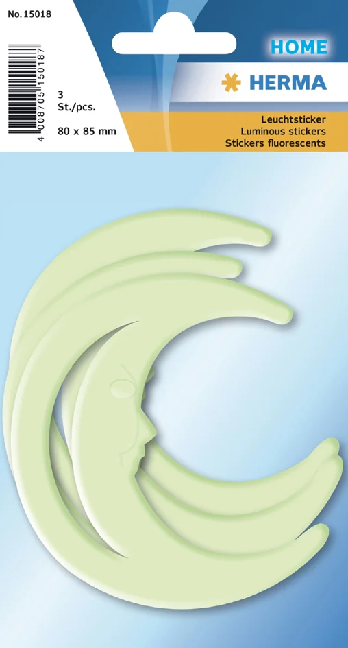 HERMA Stickers fluorescents HOME 'lune' - OEM 15018