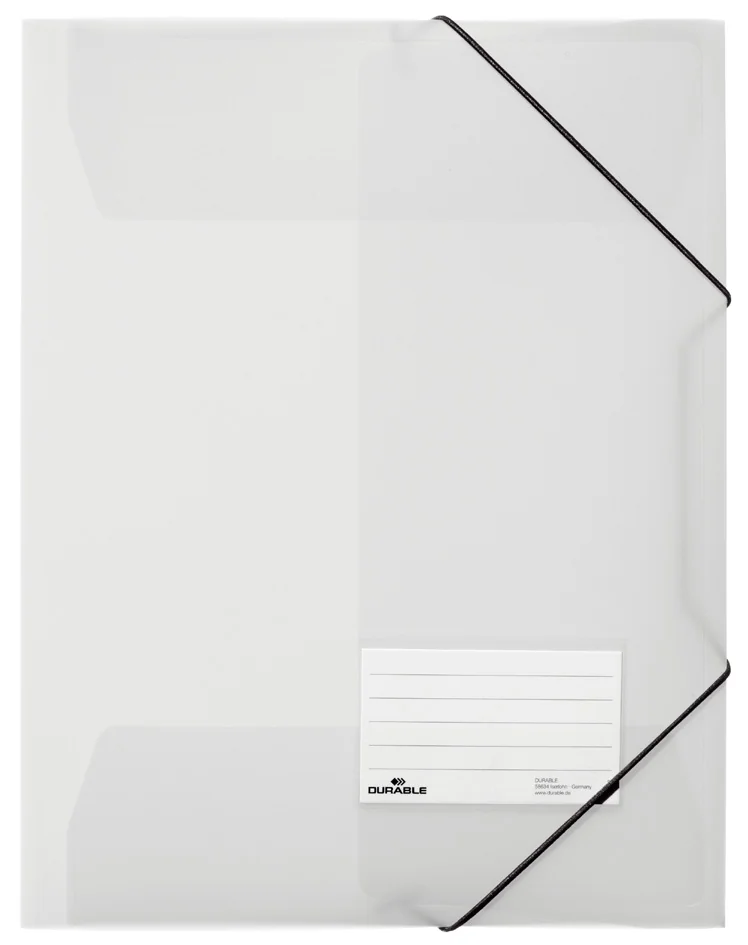DURABLE Chemise à élastiques, A4, PP, transparent - OEM 999109648