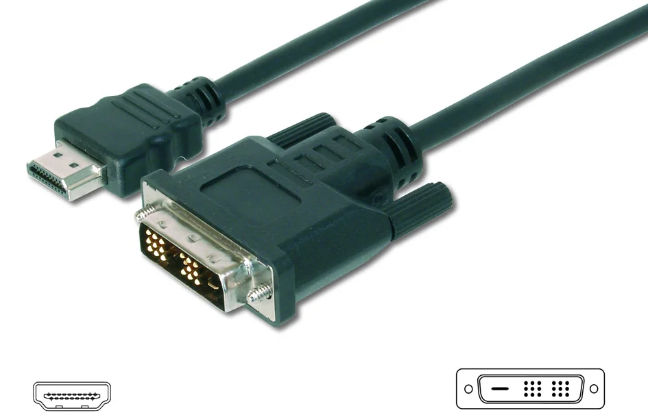 DIGITUS Câble pour moniteur HDMI - DVI-D 18+1, 3,0 m - OEM AK-330300-030-S