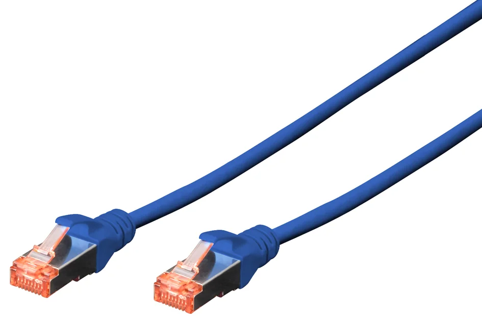 DIGITUS Câble de brassage, Cat. 6, S/FTP, 0,25 m, bleu - OEM DK-1644-0025/B – Image 4