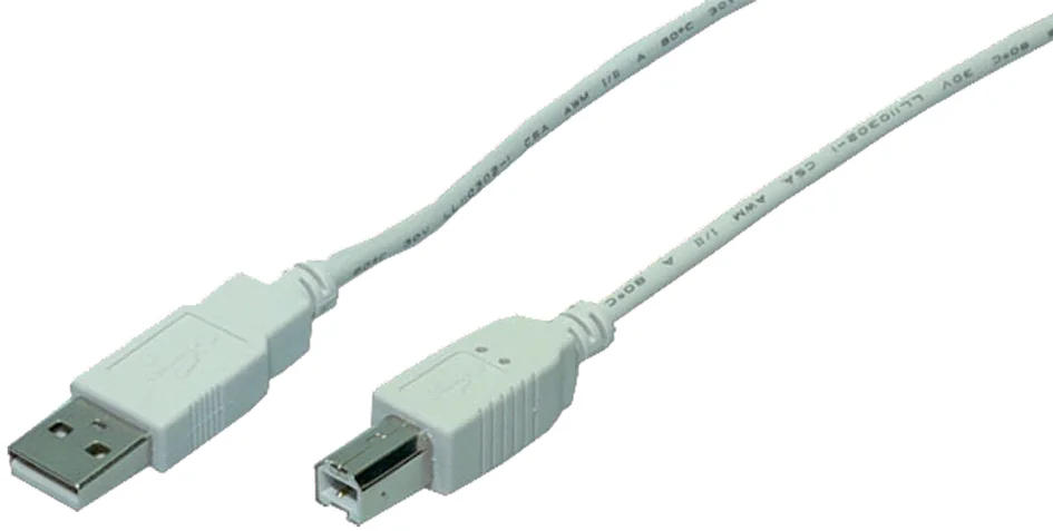 LogiLink Câble USB 2.0, USB-A - USB-B, 2,0 m, noir - OEM CU0007B