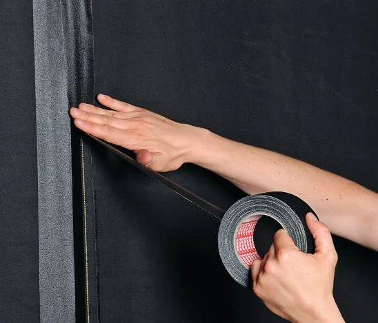 tesa Ruban adhésif toilé 4541, 19 mm x 50 m, noir - OEM 04541-00012-00