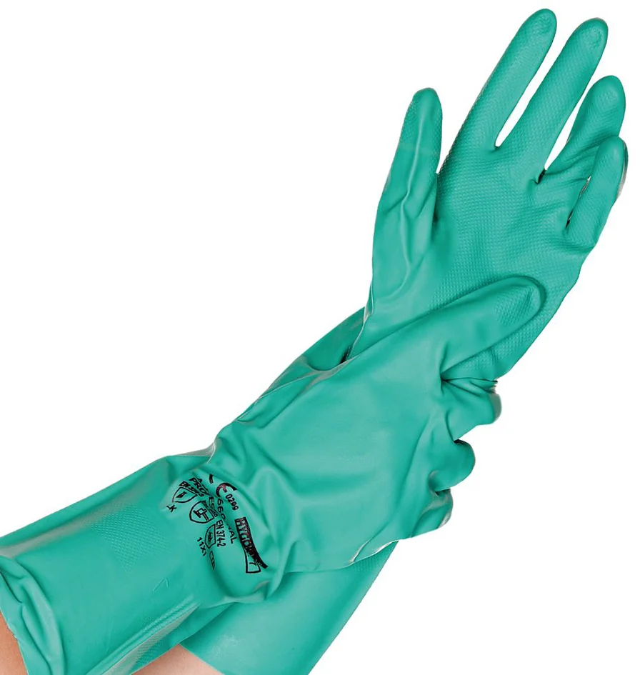 HYGOSTAR Gant universel en nitrile 'PROFESSIONAL', L, vert - OEM 2661