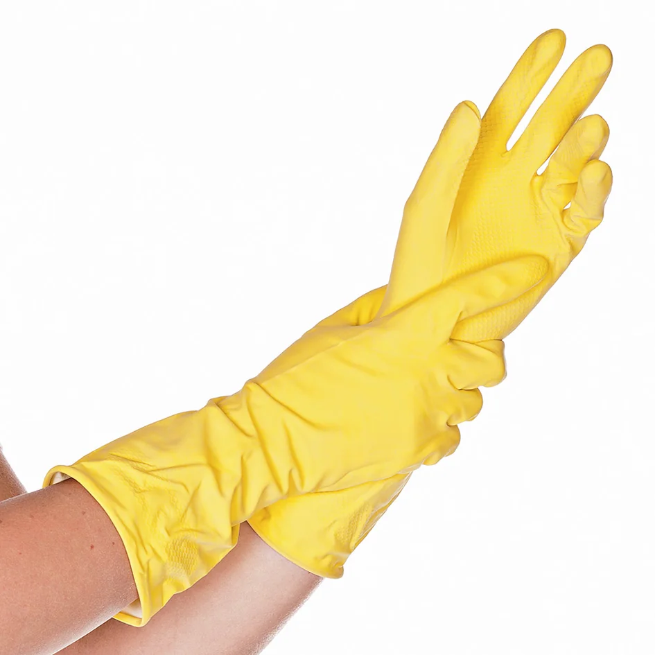 HYGOSTAR Gant universel en latex Bettina, M, jaune - OEM 25958