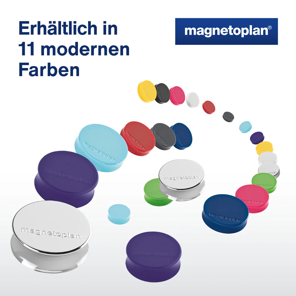 magnetoplan Aimants Ergo 'moyen', gris roche - OEM 16640101