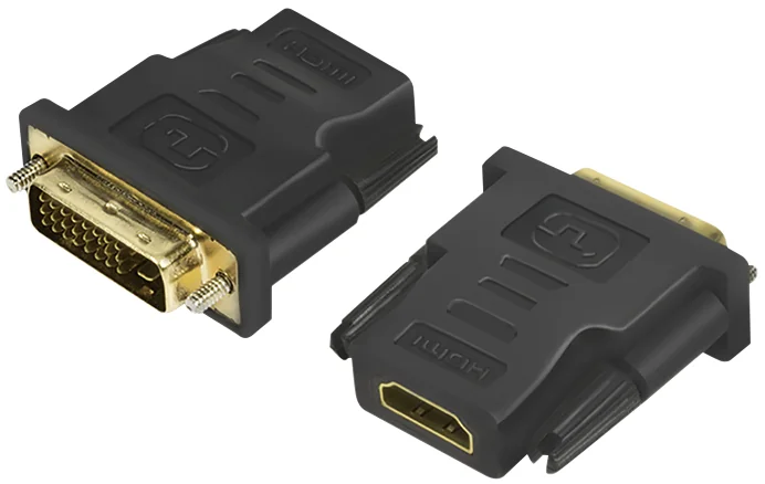 LogiLink Adaptateur HDMI femelle - DVI-D 24+1 mâle, noir - OEM AH0001