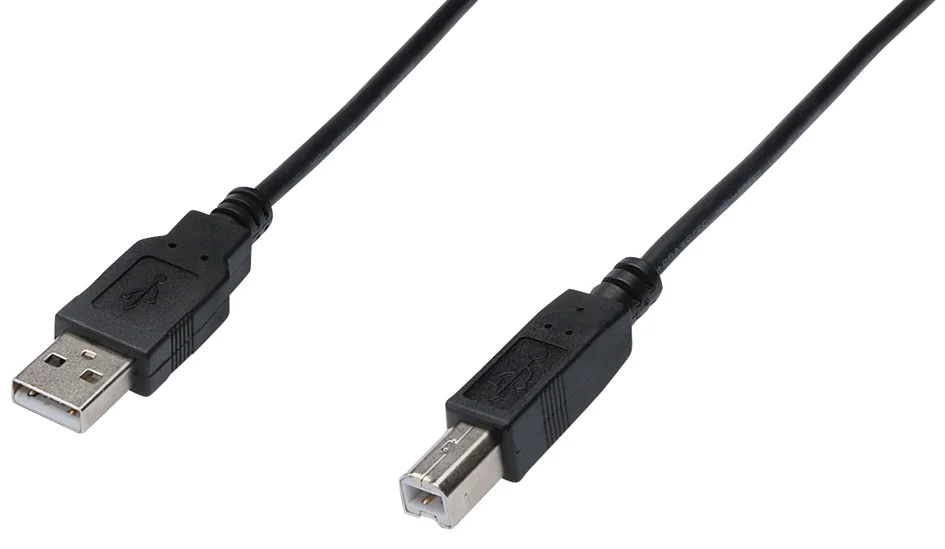 DIGITUS câble de connexion USB 2.0, USB-A mâle - USB-B mâle - OEM AK-300105-030-S