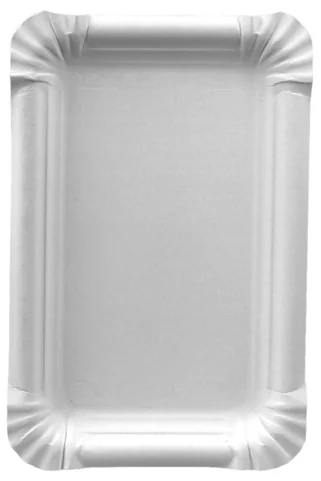 PAPSTAR Assiette en carton 'pure' rectangulaire, blanc - OEM 11057