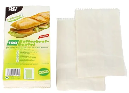 PAPSTAR Sachet pour croissant, (L)100 x (P)30 x (H)210 mm - OEM 14310