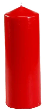 PAPSTAR Bougie cylindrique, diamètre: 60 mm, rouge - OEM 13601