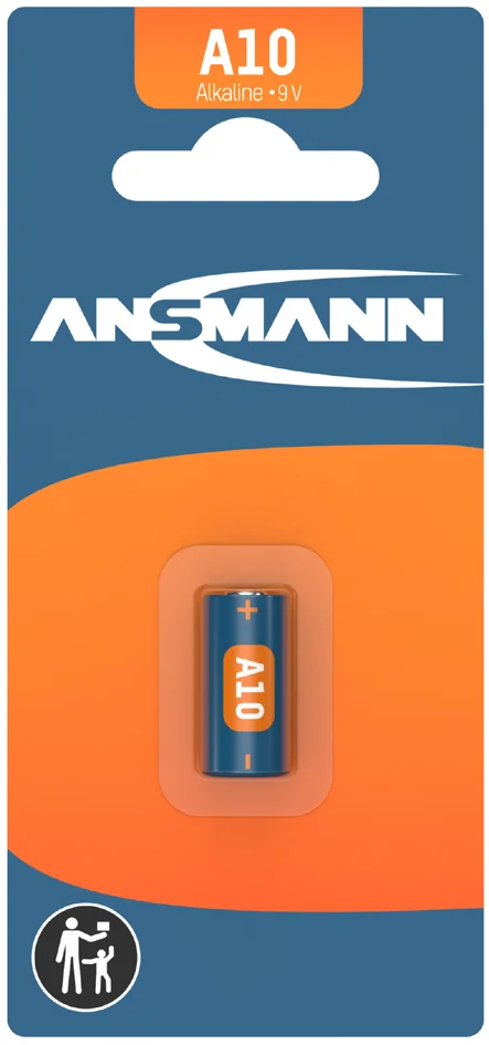 ANSMANN Pile alcaline A10, 9 Volt, blister de 1 - OEM 1510-0006