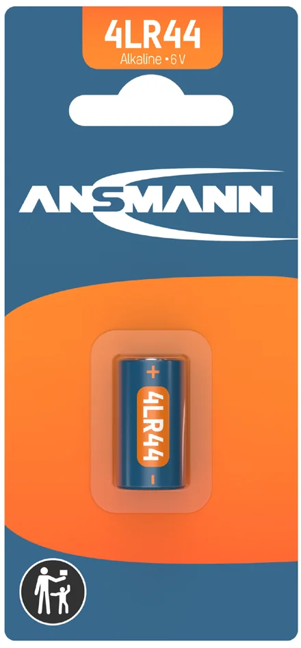 ANSMANN Pile alcaline 4LR44, 6 Volt, blister de 1 - OEM 1510-0009
