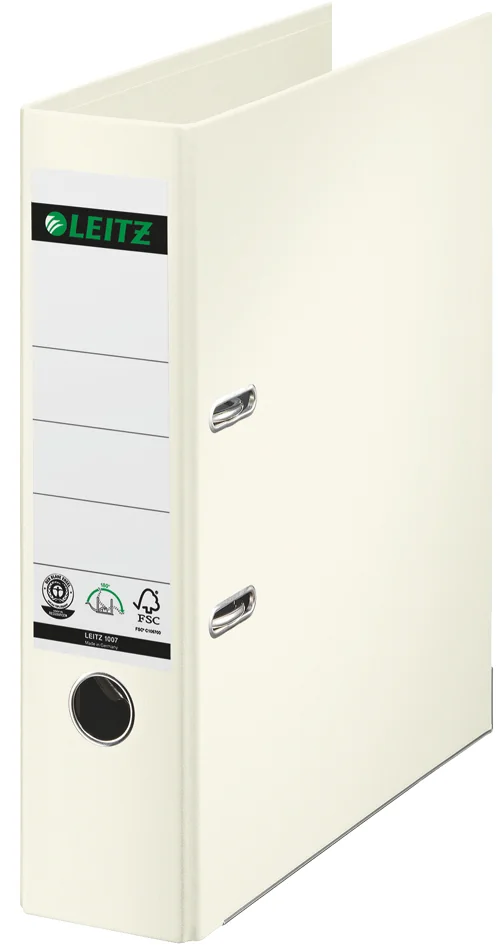LEITZ Classeur à levier 100% papier, 180 degrés, A4, 80 mm - lot de 10 - OEM 1007-00-50