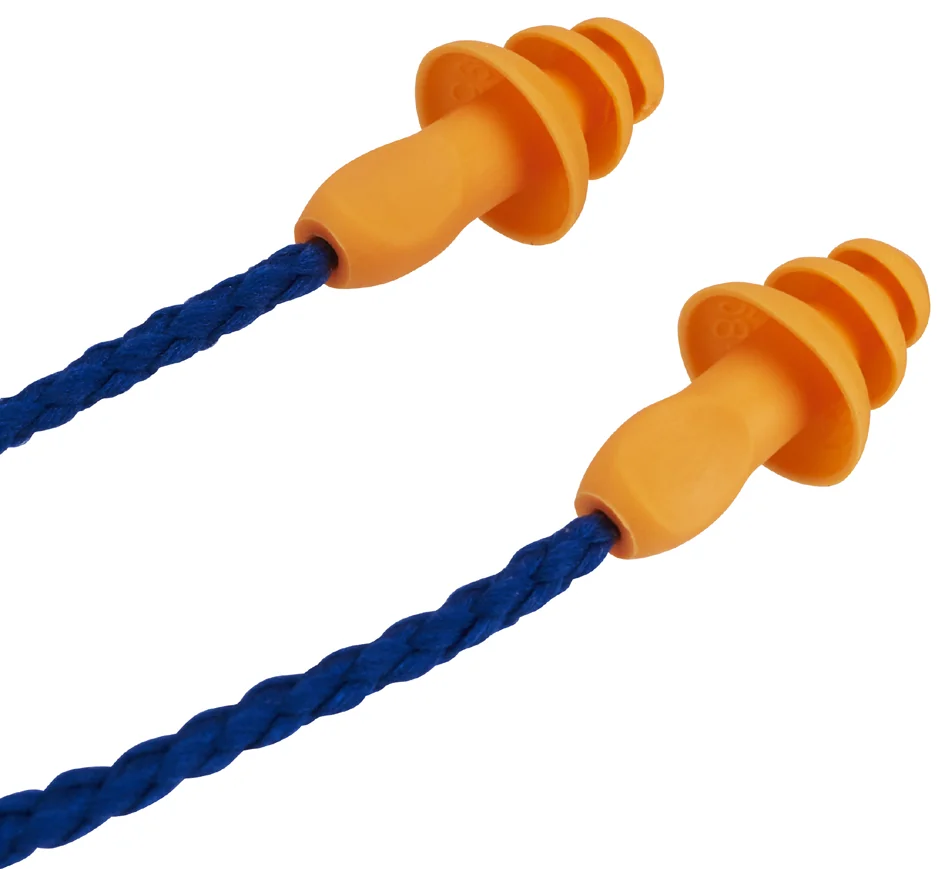 3M Bouchons antibruit 1271, avec cordelette, orange - OEM 1271-1