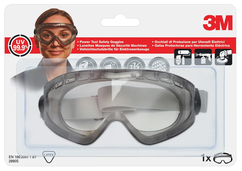 3M Lunettes de protection à grande visibilité 2890SC, teint - OEM 2890-1