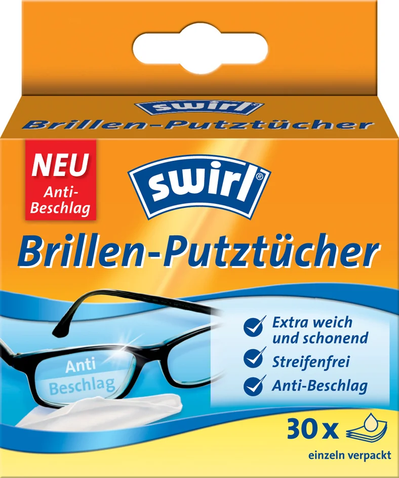 swirl Lingettes nettoyantes pour lunettes, emballage de 30 - OEM 4006508177325