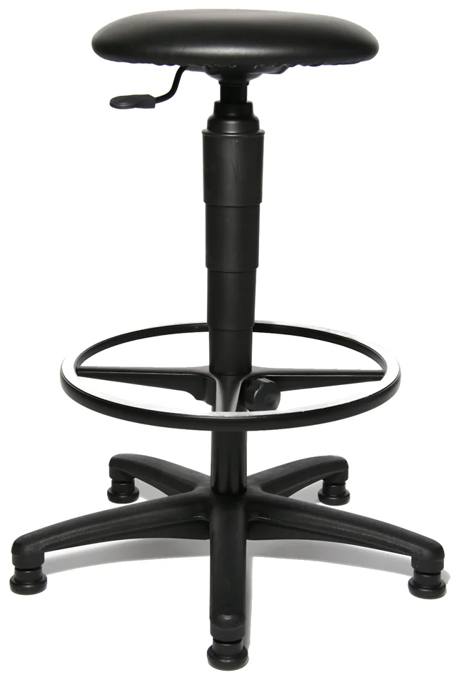 Topstar Tabouret pivotant 'TEC 60 Skai Counter', noir - OEM 72260 D10T