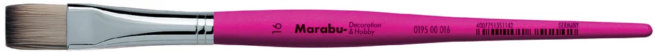 Marabu Pinceau Decoration & Hobby, poils synthétiques, N. 16 - OEM 01950000016