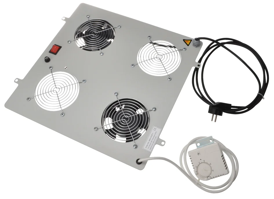 DIGITUS unité de ventilation de toit, 2 ventilateurs, noir - OEM DN-19 FAN-2-B-N – Image 2