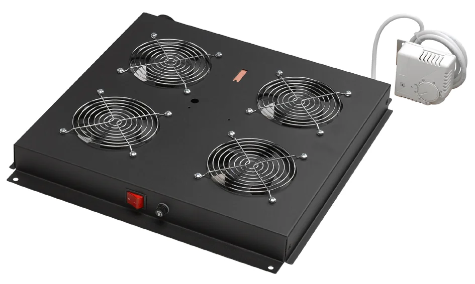 DIGITUS unité de ventilation de toit, 2 ventilateurs, noir - OEM DN-19 FAN-2-B-N – Image 3