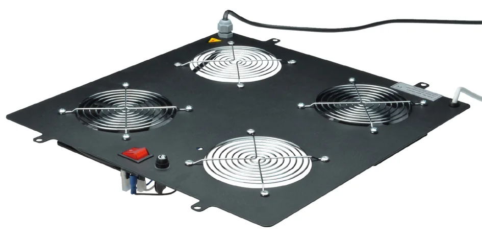 DIGITUS Unité de ventilation de toit,4 ventilateurs,gris clr - OEM DN-19 FAN-4-N